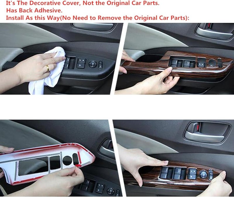 Agate Color Dashboard Trim Strips For Honda Accord 8th Gen 2008 2013 Right Hand Drive - Image 5